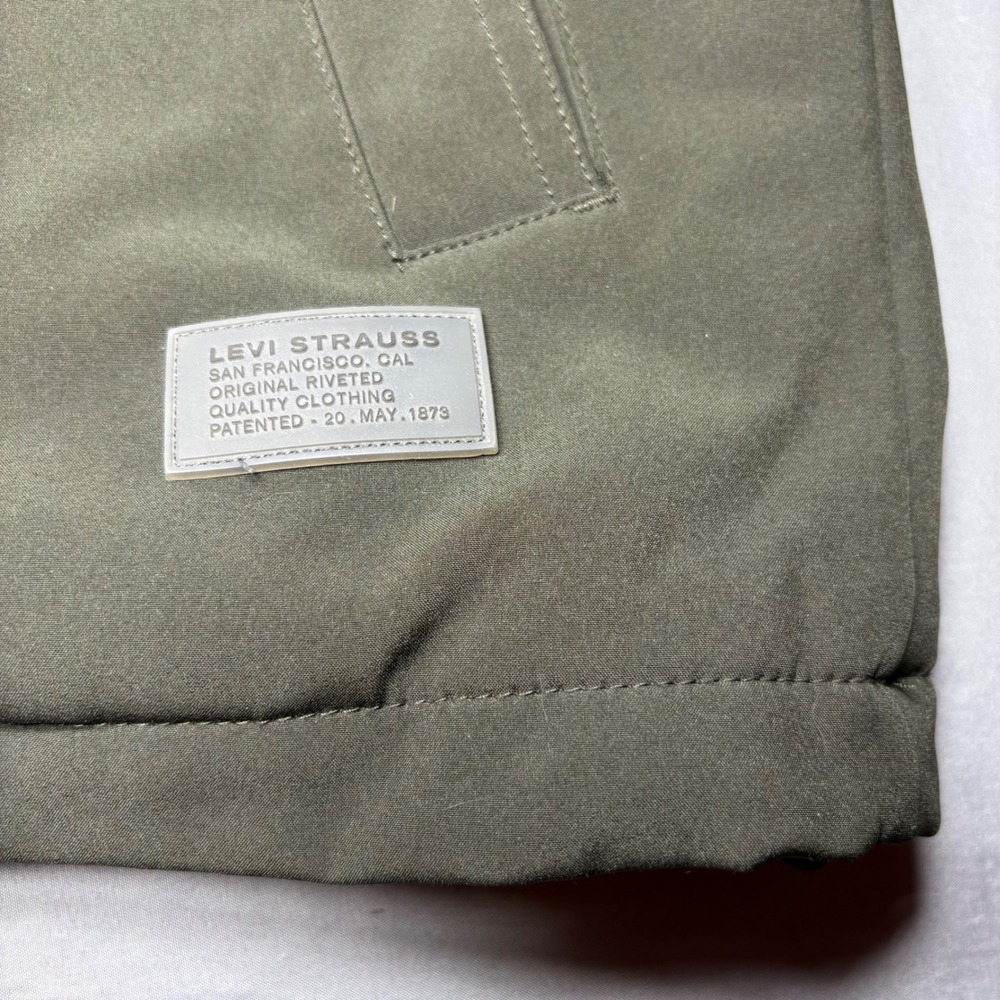 Levi Strauss Mens Brown Sherpa Lined Softshell Hooded Trucker Jacket Size
Medium - Picture 3 of 5